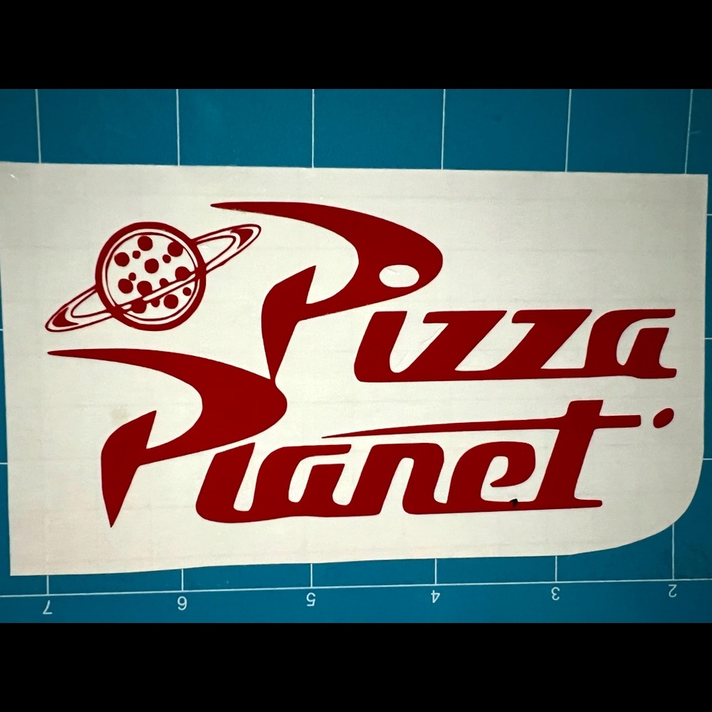 Pizza Planet Decal Sticker